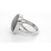 Mondstein Ring Silber 925 Regenbogen Edelstein 10ct