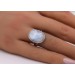 Mondstein Ring Silber 925 Regenbogen Edelstein 10ct