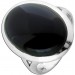Onyx Ring Silber 925 schwarzer Edelstein 10ct