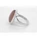 Rosenquarz Ring Silber 925 rosa Edelstein 10ct