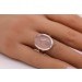Rosenquarz Ring Silber 925 rosa Edelstein 10ct