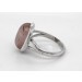 Rosenquarz Ring Silber 925 rosa Edelstein 10ct