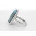 Larimar Ring Silber 925 himmelblauer Edelstein 15ct