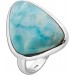 Larimar Ring Silber 925 himmelblauer Edelstein 10ct