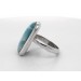 Larimar Ring Silber 925 himmelblauer Edelstein 10ct