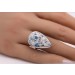 Jaspis Ring Silber 925 Azurit Granat Edelstein 15ct