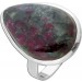Eudialit Ring Silber 925 weinroter Edelstein 15ct
