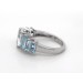Topas Ring Silber 925 hellblaue Blautopas Natur Edelsteine