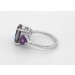 Amethyst Ring Silber 925 Mystic Topas Natur Edelsteine