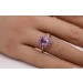Amethyst Ring Silber 925 Rosegold vergoldet lila Edelsteine 3.1ct