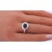 Onyx Ring Silber 925 nat schwarzer Onyx Edelstein 2.75ct