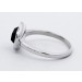 Onyx Ring Silber 925 nat schwarzer Onyx Edelstein 2.75ct