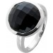 Onyx Ring Silber 925  nat schwarzer Onyx Edelstein 14ct