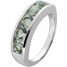 Amethyst Ring Silber 925 nat grüne Amethyst Edelsteine 2.65ct