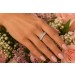 Amethyst Ring Silber 925 nat grüne Amethyst Edelsteine 2.65ct