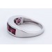 Rhodolit Memoire Ring Silber 925 nat Rhodolit Edelsteine 3ct