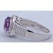 Amethyst Ring Silber 925 nat. brasilianischer Amethyst nat. Zirkone