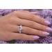 Amethyst Ring Silber 925 nat. brasilianischer Amethyst nat. Zirkone