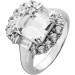 Topas Ring Silber 925 weiße nat. Topase 3.54ct Natur Zirkone