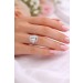 Topas Ring Silber 925 weiße nat. Topase 3.54ct Natur Zirkone