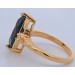 Onyx Ring Silber 18K Gold vergoldet nat. Onyx 2.14ct nat. Topase
