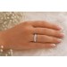Brillant Ring Silber 925 Lab Grown Diamanten 0.75ct