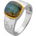 Labradorit Ring Silber 925 blauer Natur Labradorit Edelstein 4.6ct