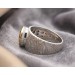 Citrin Ring Silber 925 vergoldet Natur Citrin 2.4ct weiße Natur Zirkone