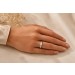 Solitärring Silber 925 Lab Grown Diamant 0.35ct