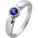 Tansanit Ring Silber 925 blauer nat Tansanit 0.50ct.
