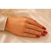 Tansanit Ring Silber vergoldet Nat. Tansanite 1.50ct