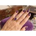 Amethyst Ring Silber vergoldet nat. afrikanischer Amethyst 7.8ct