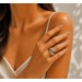 Labradorit Ring Silber 925 vergoldet gold grüner Natur Labradorit 9.7ct