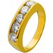 Diamant Ring Silber vergoldet Lab Grown Diamonds 1.5ct