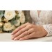 Diamant Ring Silber vergoldet Lab Grown Diamond 0.50ct