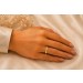 Diamant Ring Silber vergoldet Lab Grown Diamonds 0.30ct