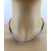 Edelsteinkette Tansanit Granat Andalusit Chromediopsid facettierte Beads