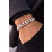 Panzerarmband Panzerkette 13,1mm Silber 925 massiv  