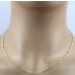 Herzkette 3.0mm Silber 925 Gelbgold vergoldet 