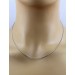 Zopfkette 1.1mm Spiga Kette Silber 925 rhodiniert