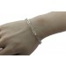 Paperclip Armband Silber 925 poliert rhodiniert