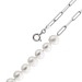 Perlenkette 925 Silber Süßwasserzuchtperlen 7,5-8,5mm