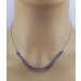 Amethyst Halskette Silber 925 lila Edelsteine 