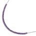 Amethyst Halskette Silber 925 lila Edelsteine 