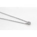 Halskette Silber 925 weißer Solitär Zirkonia Stein