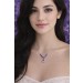 Amethyst Kette Silber 925 nat. brasilianischer Amethyst afrikanische Amethyste