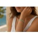 Türkis Armband Silber 925 weiße Zirkonia türkise Edelsteine