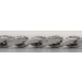 Panzerarmband Silber 925 weiße Zirkonia Brillantlook Breite 9,8mm-3