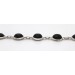 Onyx Armband Silber 925 schwarze Edelsteine 25ct.