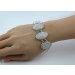 Mondstein Armband Silber 925 Regenbogen Edelsteine 85ct